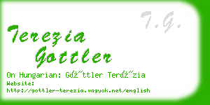 terezia gottler business card